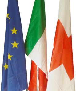 Kit bandiere da interno a 3 posti Croce Rossa