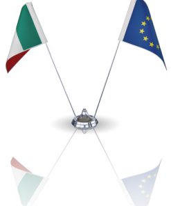Kit bandierine da tavolo a 2 posti