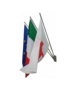 Kit bandiere Italia, Europa, Croce Rossa da esterno