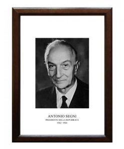 Quadro con foto del Presidente della Repubblica Segni